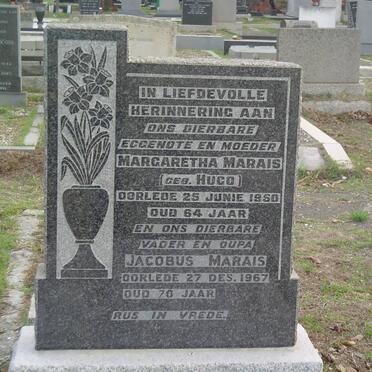 MARAIS Jacobus -1967 & Margaretha HUGO -1950