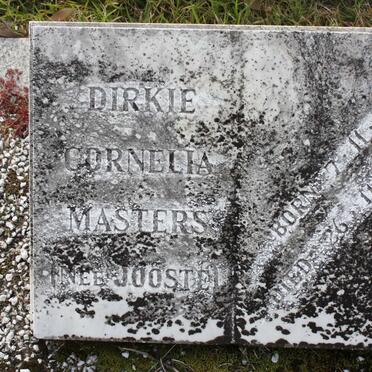 MASTERS Dirkie Cornelia nee JOOSTE 1879-1971
