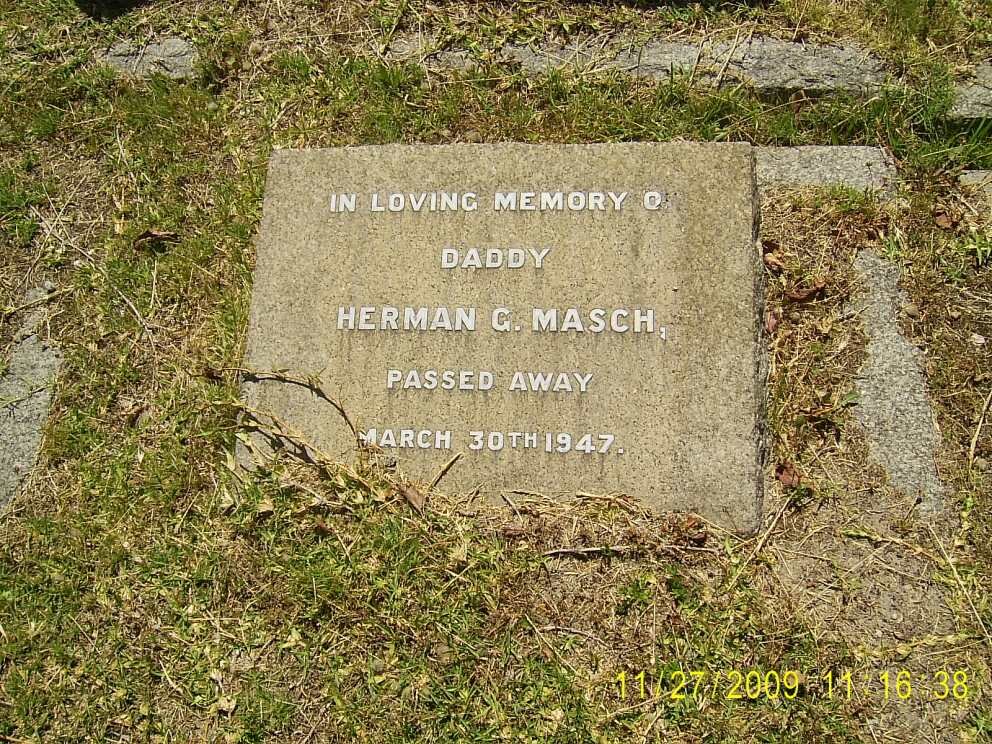 MASCH Herman G. -1947