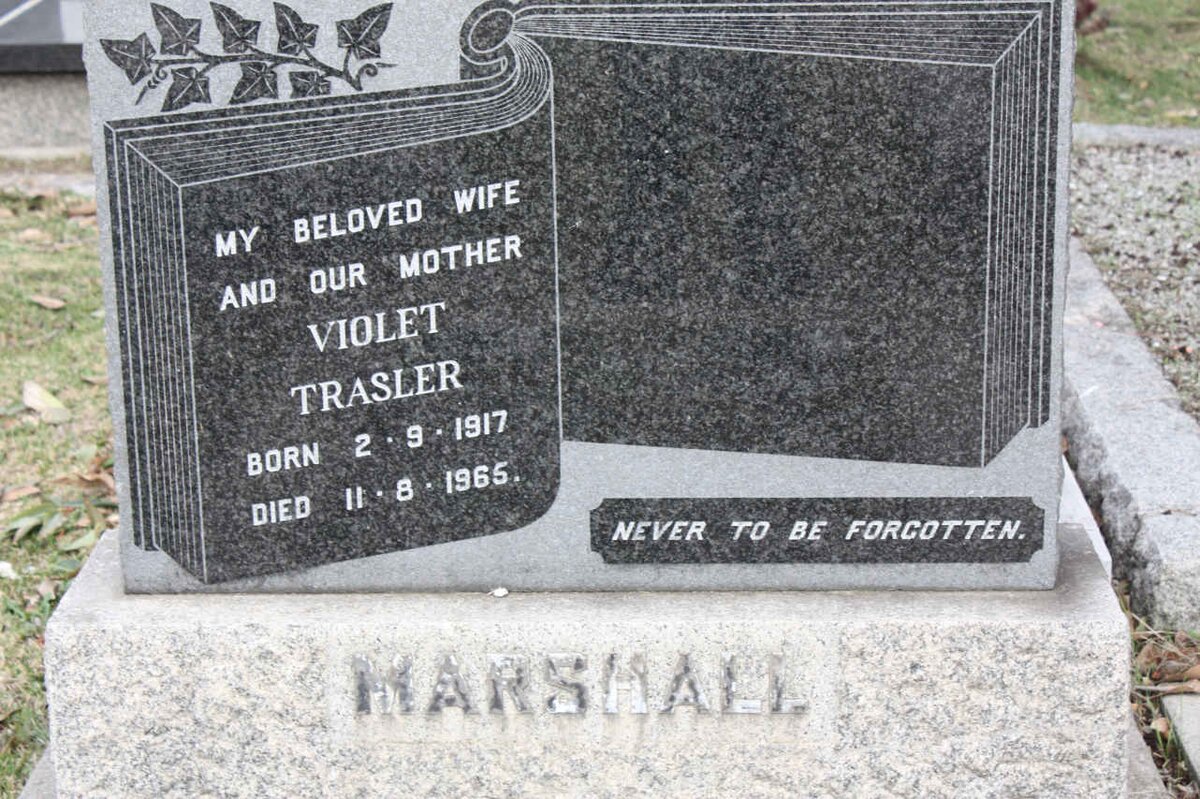 MARSHALL Violet Trasler 1917-1965