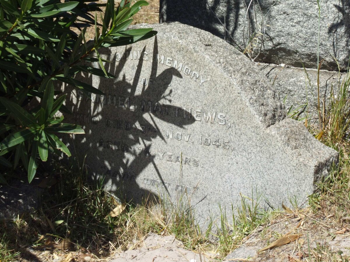 MATHEWS Samuel -1945