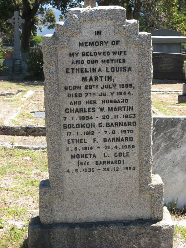 MARTIN :: BARNARD :: COLE