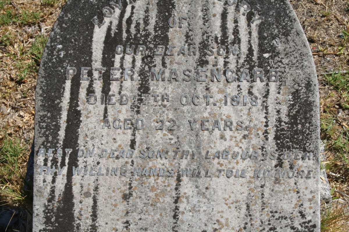 MASENGARB Peter -1918