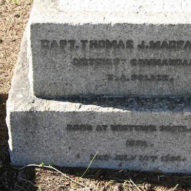 MACFARLANE Thomas J. 187?-1928