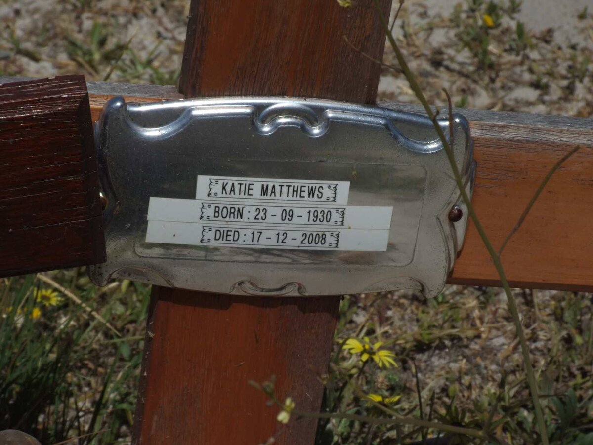 MATTHEWS Katie 1930-2008