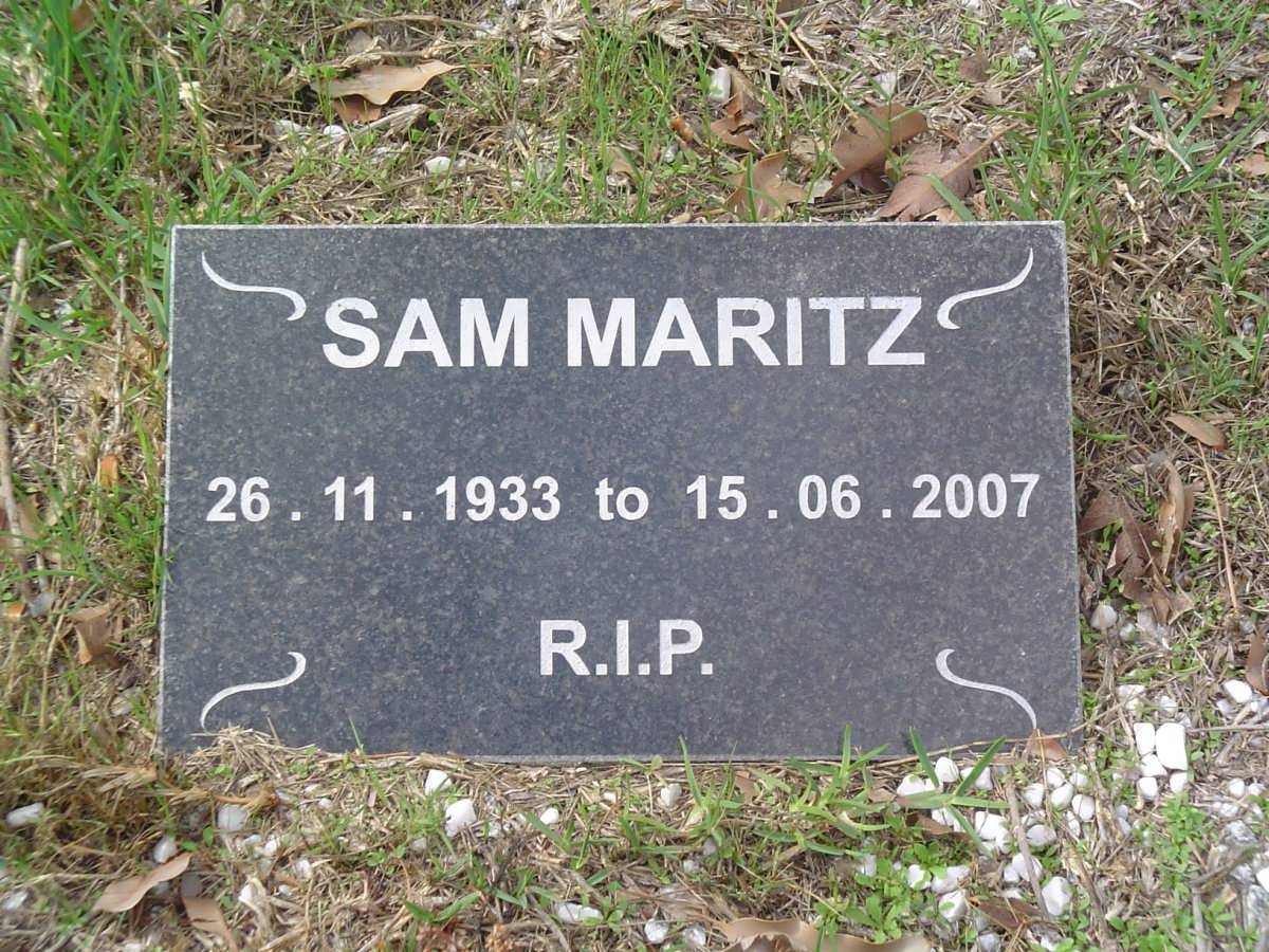 MARITZ Sam 1933-2007