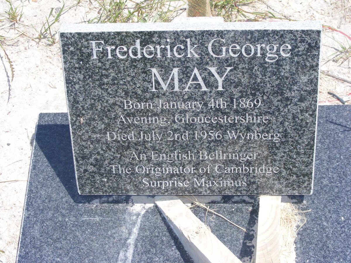 MAY Frederick George 1869-1956