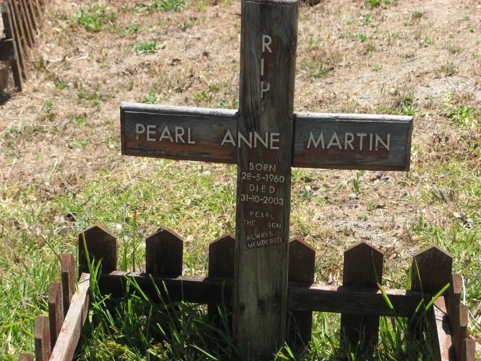 MARTIN Pearl Anne 1960-2003