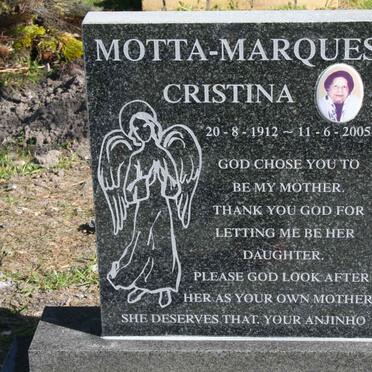 MARQUES Christina, Motta 1912-2005