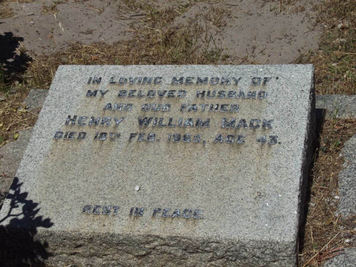 MACK Henry William -1965