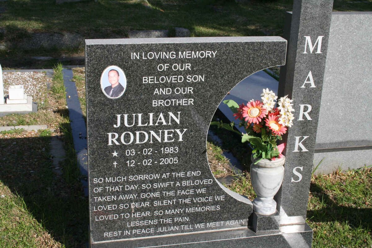 MARKS Julian Rodney 1983-2005