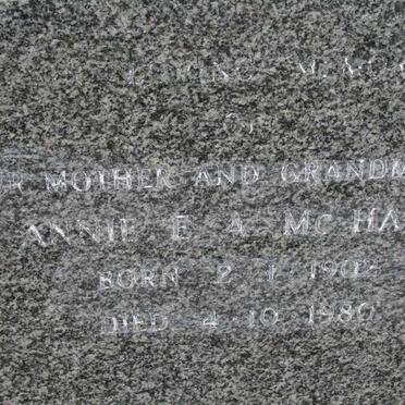 MCHARG Anne E.A. 1902-1980