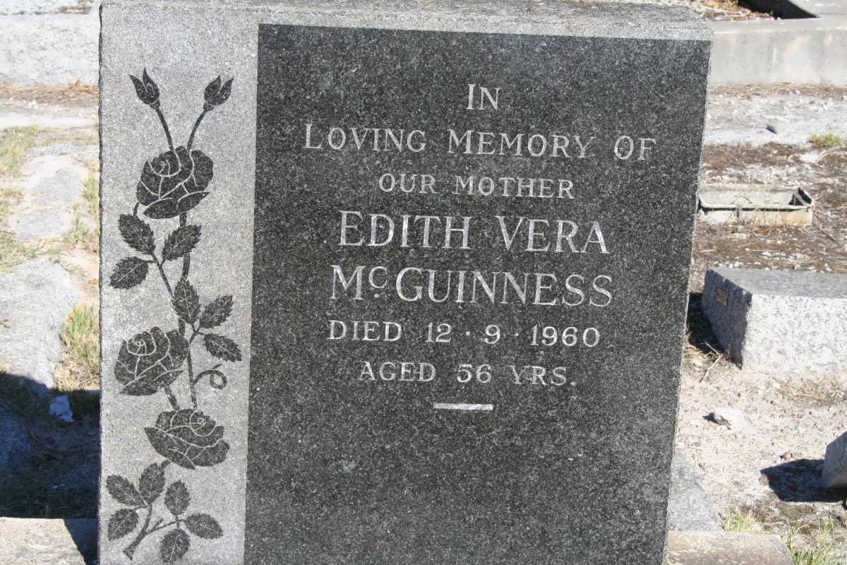 MCGUINNESS Edith Vera -1960