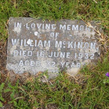 MCKINON William -1932