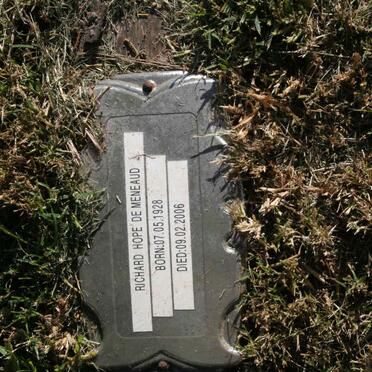 MENEAUD Richard Hope, de 1928-2006