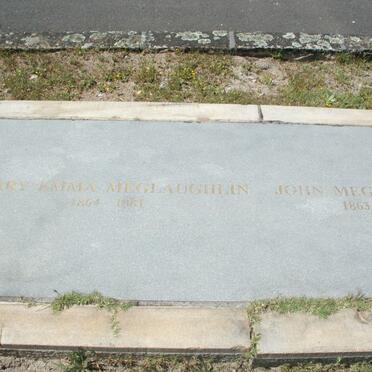 MEGLAUCHLIN John 1863-1948 & Mary Emma 1864-1931