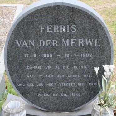MERWE Ferris, van der 1955-1982