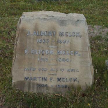 MELCK J. Albert 1867-1937 :: MELCK F. Oliver 1913-1940 :: MELCK Martin F. 1904-1958
