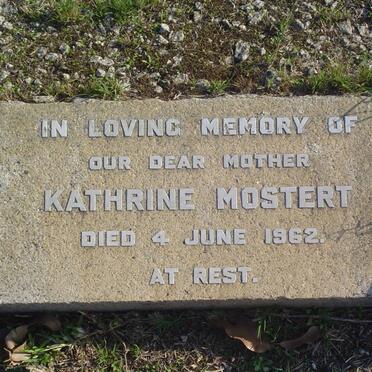 MOSTERT Kathrine -1962