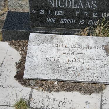 MOSTERT Gertie 1893-1994 :: MOSTERT David Frederick 1921-1989 _2