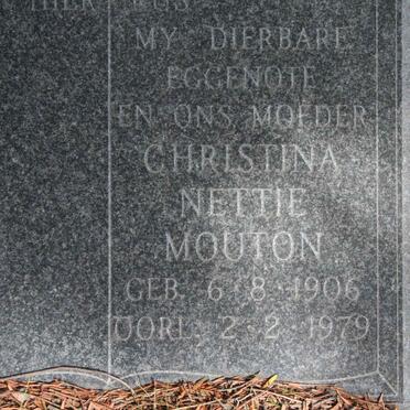 MOUTON Christina Nettie 1906-1979