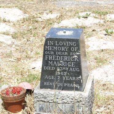 MULLER Frederick Maurice -1962