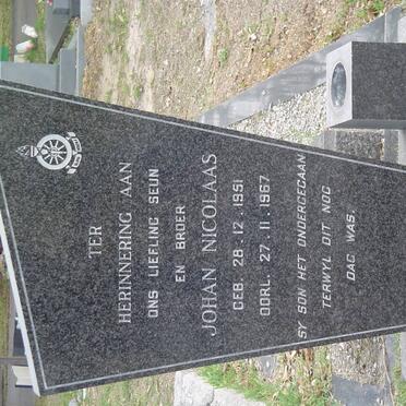 NEL Johan Nicolaas 1951-1967