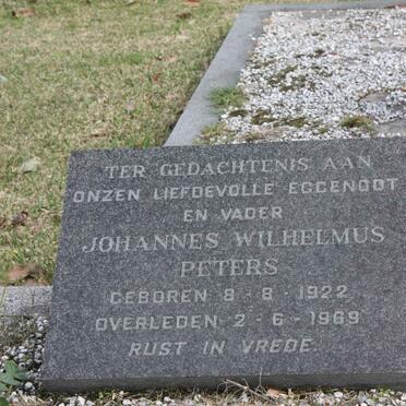 PETERS Johannes Wilhelmus 1922-1969