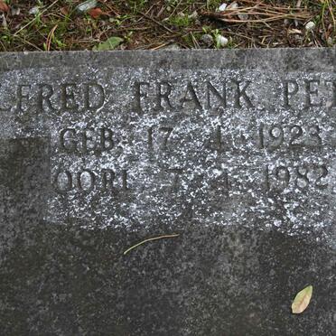 PETERS Alfred Frank 1923-1982