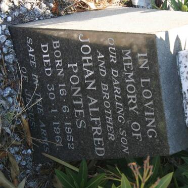 PONTES Johan Alfred 1952-1961