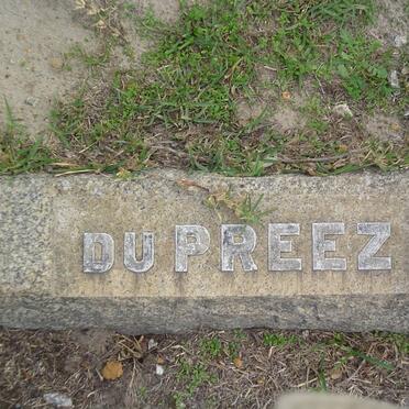 PREEZ Hillgard Muller, du -1950 &amp; Hendrina Elizabeth SIEBERT -1959 