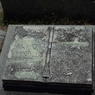 REYNOLDS Jane M.E. 1884-1975