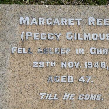 REED Margaret nee GILMOUR -1946