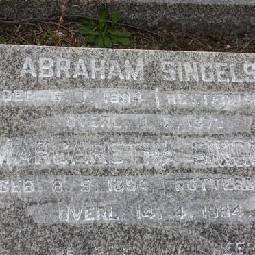 SINGELS Abraham 1894-1972 &amp; Margaretha ROTTERDAM 1894-1994