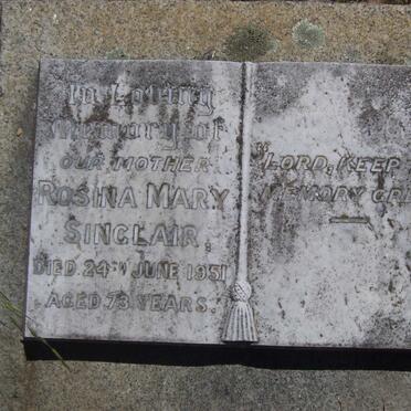 SINCLAIR Rosina Mary -1951