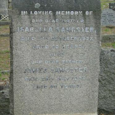 SANGSTER James -1938 &amp; Isabella -1937