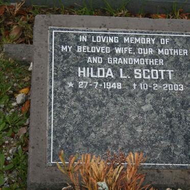 SCOTT Hilda L. 1948-2003