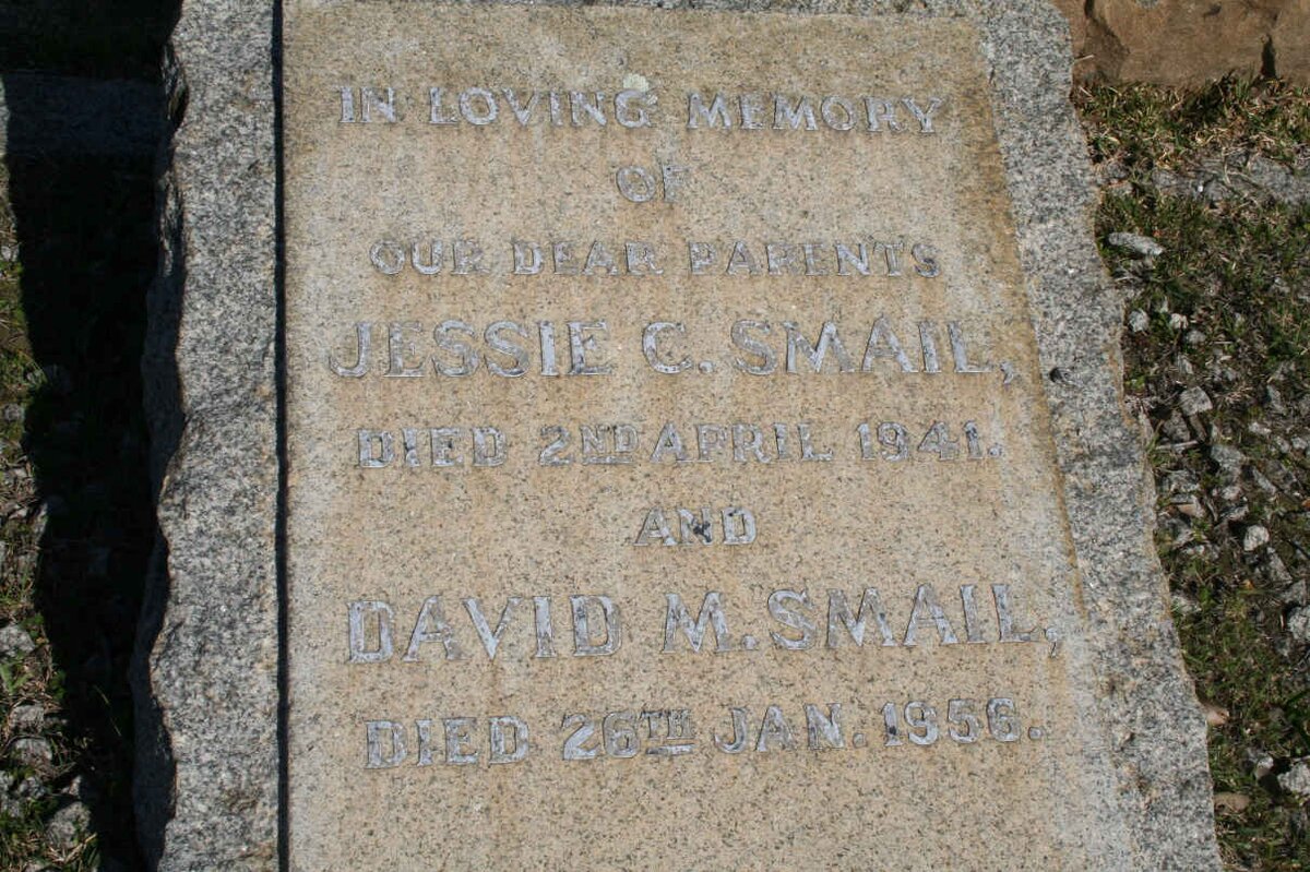 SMAIL David M. -1956 &amp; Jessie C. -1941