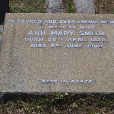 SMITH Ann Mary 1870-1948