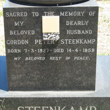 STEENKAMP Gordon Peter 1927-1959