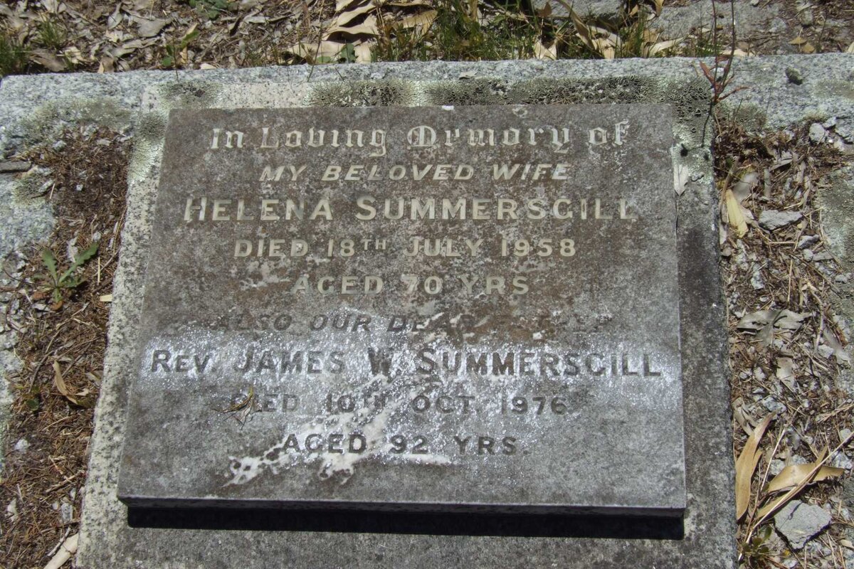 SUMMERSGILL James W. -1976 &amp; Helena -1958