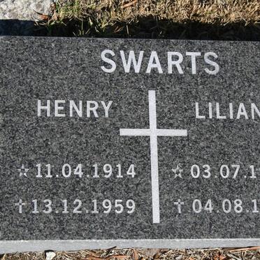 SWARTS Henry 1914-1959 &amp; Lilian 1917-1995