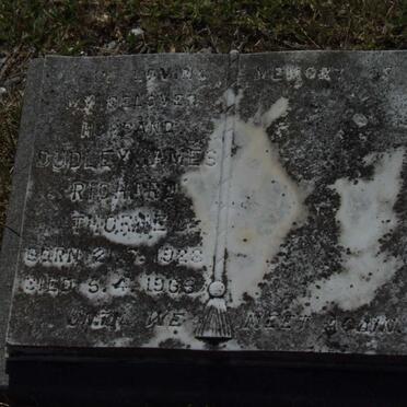 THORNE Dudley James Richard 1928-1965