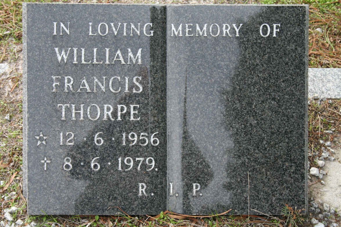 THORPE William Francis 1956-1979