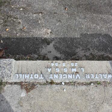 TOTHILL Walter Vincent -1954