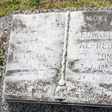 TURTON Edward Alfred 1897-1982 &amp; Jane 1895-1972