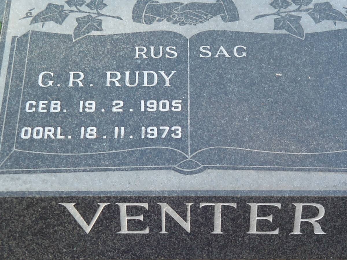 VENTER G.R. 1905-1973