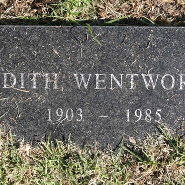 WENTWORTH Edith 1903-1985