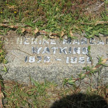 WATKINS Catherine Margaret 1876-1950