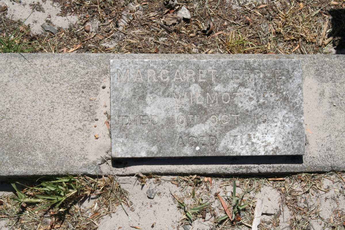 WILMOT Margaret ?ley -1958